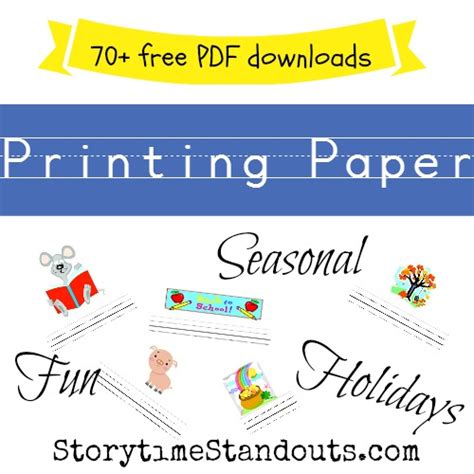Traditionally, haiku possesses a quiet, respectful tone. Writing Paper for Kids - Free Printable Interlined ...