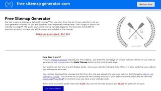 Generate an xml sitemap online by submitting your website urls. Free Sitemap Generator