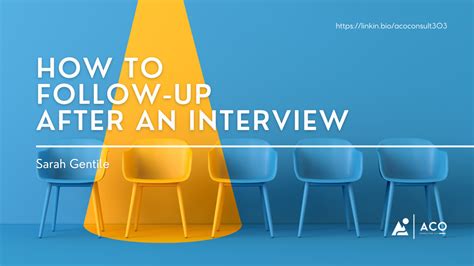 How To Follow Up After An Interview