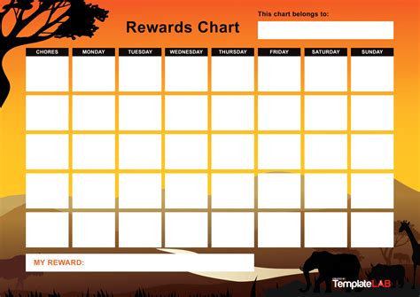 44 Printable Reward Charts For Kids Excel Word Reward Chart Kids Images
