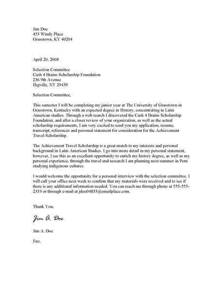 Today, more and more people are choosing to attend college, which means that competition. Letter for Scholarship Sample Awesome Scholarship ...