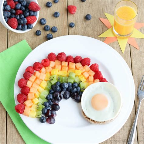 Fruit Rainbow With A Pot Of Gold Fun Breakfast Idea For Kids Two