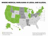 States Where Marijuana Is Legal Map Images