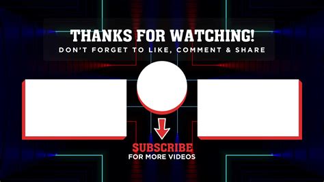 Youtube End Screen Outro Videohive After Effectspro Video Motion