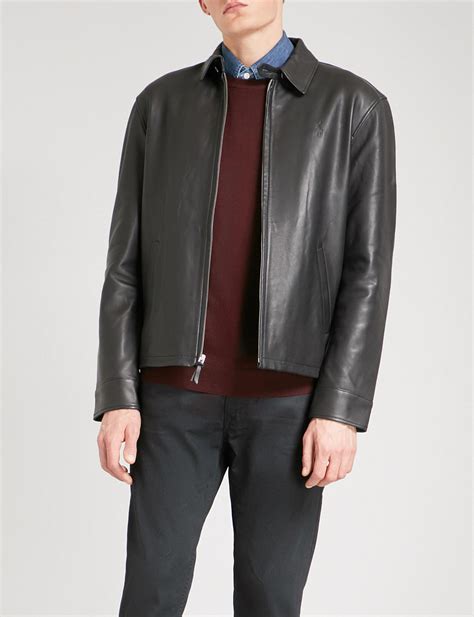 Lyst Polo Ralph Lauren Maxwell Leather Jacket In Black For Men