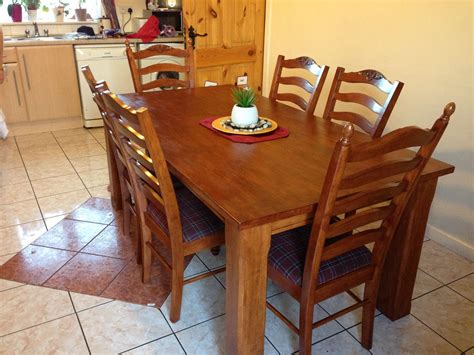 Refurbished An Old Table And Chairs We Bought Now There Like New