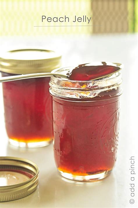 Peach Jelly Recipe Made By Addapinch Robyn Stone Peach Jelly