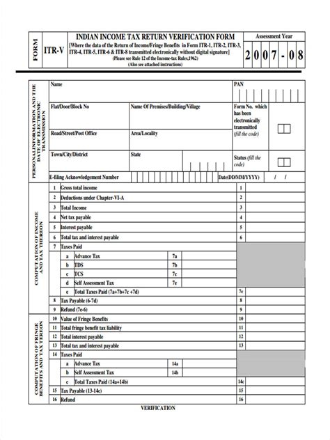 Free 8 Sample Tax Verification Forms In Pdf