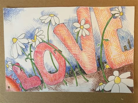 Colored pencils are produced in. Just for fun, something different. Colored pencil on water ...