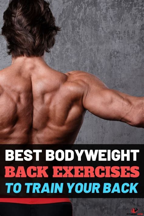 Bodyweight Back Exercises Back Exercises Exercise Body Weight