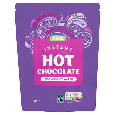 Asda Fairtrade Instant Hot Chocolate 400g Really Good Culture