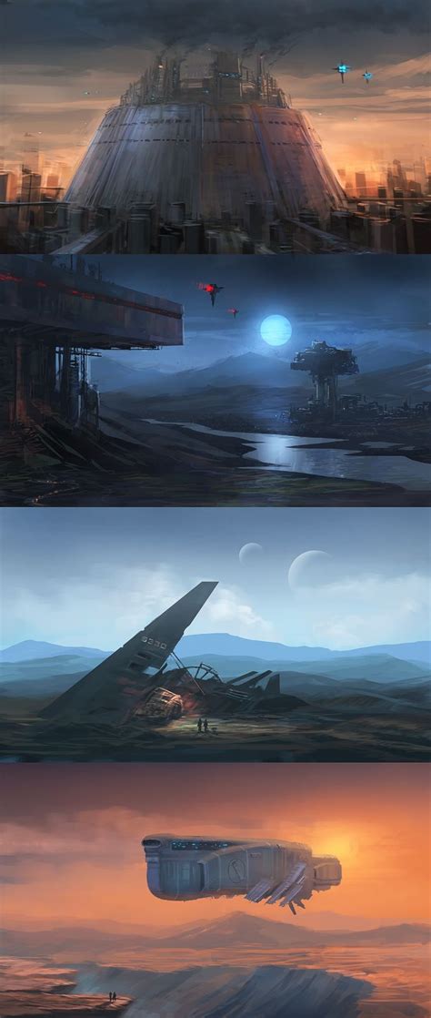 Quick Sci Fi Paintings By Alex Ichim On Deviantart Science Fiction