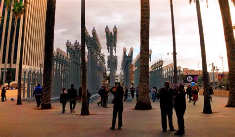 Yet, they are only a fraction of the amazing art you can see inside the museum. Outdoor Lamp Post Installation at LACMA Los Angeles 2 - 2 ...