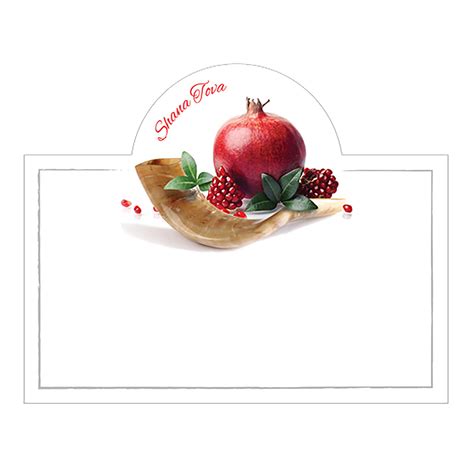 According to jewish tradition during the lead up to rosh hashanah, we do lots of charity to speak to the heavens to ensure. Jewish High Holiday Gift - Shana Tova Table Place Cards