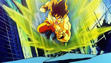 Super saiyan goku dragon ball z gifs, reaction gifs, cat gifs, and so much more. Goku Flying | MangaUK