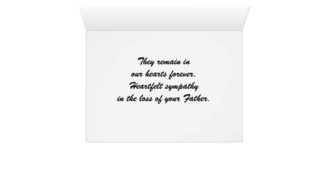 Sympathy Loss Of Your Father Card Zazzle