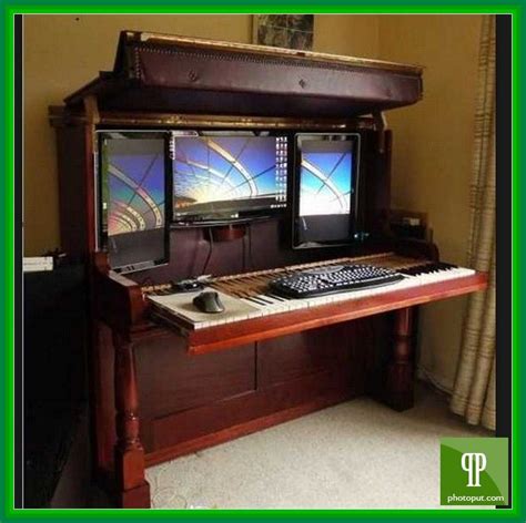 Building your own diy computer desk for a home office will give you extra satisfaction and spirit at work. Computer Desk With Hidden Monitor - DJFredi Desk Design ...