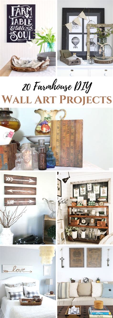 20 Farmhouse Diy Wall Art Projects Yesterday On Tuesday