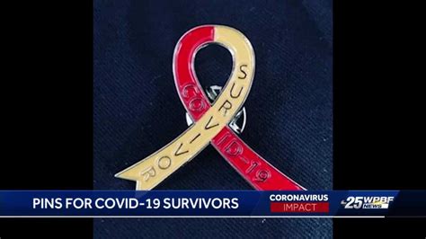 Woman Creates Lapel Pins For Covid 19 Survivors