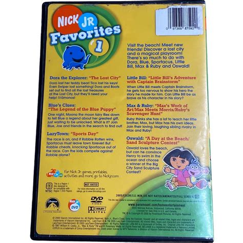 Nick Jr Favorites Vol One Nickelodeon Lazytown Blue S Clues Oswald