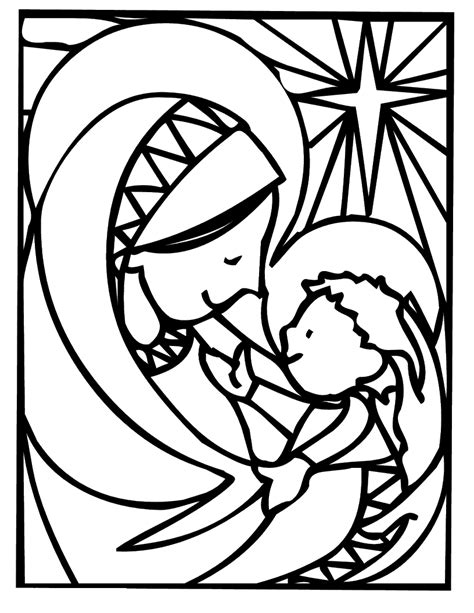 *free* shipping on qualifying offers. Mother Mary Christmas Coloring Pages | Learn To Coloring
