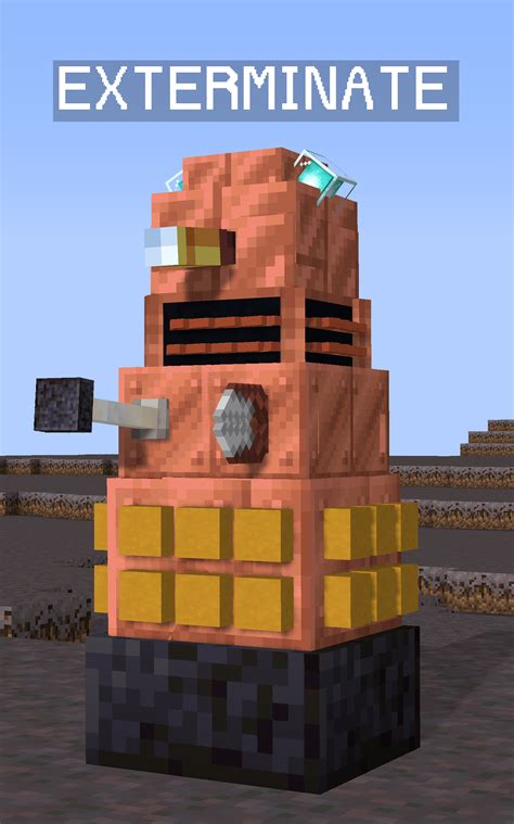 I Made A Dalek Out Of Armor Stands Rminecraft