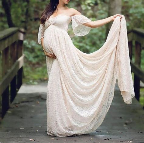 Long Maternity Photography Props Pregnancy Dress Photography Maternity Dresses For Photo Shoot