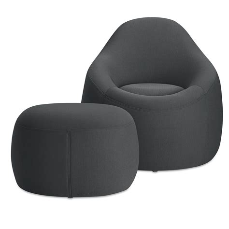 Looking for a dog bed which is durable. OMO Modern Memory Foam Lounge Chair with Ottoman & Reviews ...
