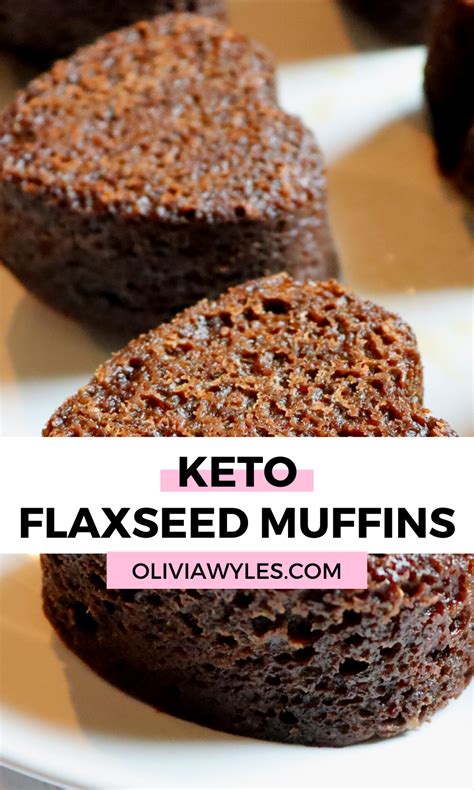 Helen papamichalopoulos june 13, 2021. Keto Chocolate Flaxseed Muffins | Olivia Wyles | Keto ...