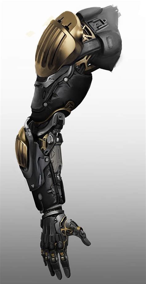 Aldreds Cybernetic Arm Armor Concept Robot Concept Art Robots Concept