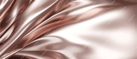 Premium Photo Rose Gold Luxury Fabric Background 3d Render