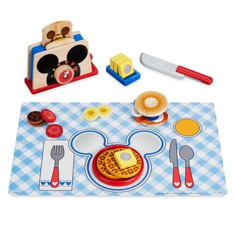 Mickey Mouse Clubhouse Deluxe Wooden Toaster Set By Melissa And Doug