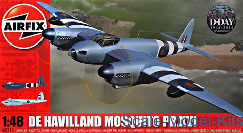 Airfix De Havilland Mosquito Pr Xvi Plastic Scale Model Kit In 1