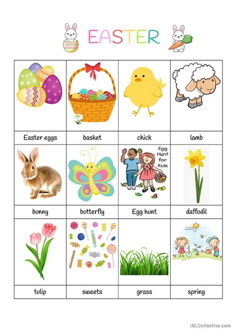 easter pictionary english esl worksheets pdf and doc