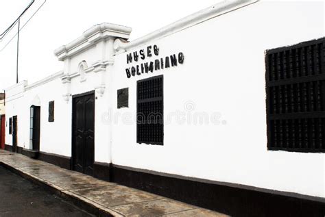 Peru Pativilcamuseum Of Simon Bolivar Historical Facade Bulding