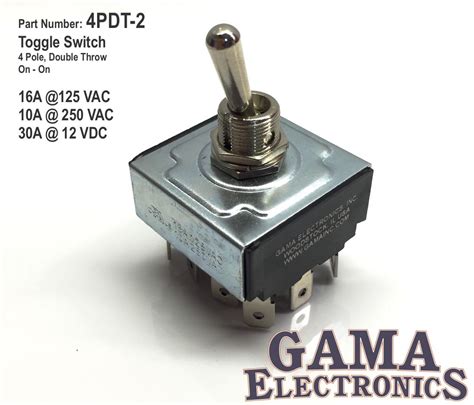 Diagram 2 wire toggle switch diagram full version hd quality. 4PDT-2 - Gama Electronics