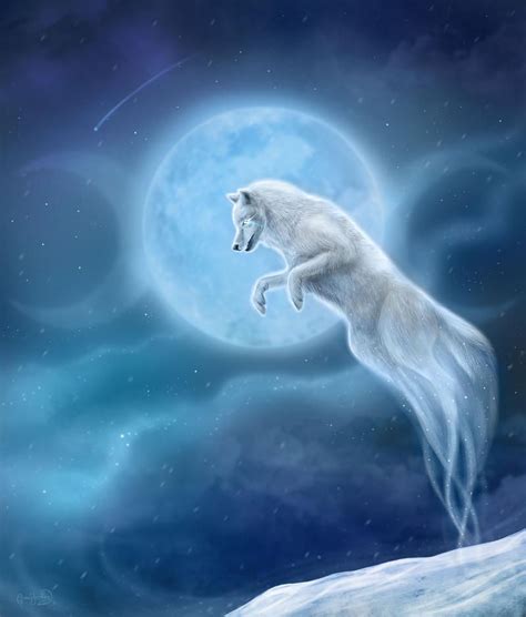 Spirit Wolf By Clb Raveneye On Deviantart Wolf Spirit Animal Fantasy
