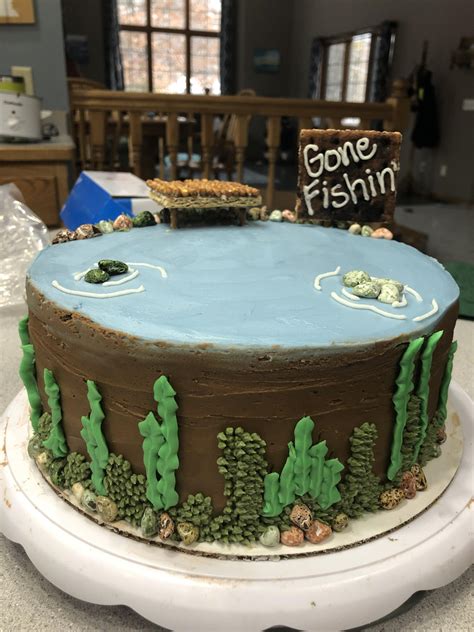 Fishing Cake For A Little Dude Rbaking