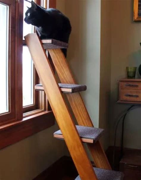 Pin By Dis House On Cat Trees Cat Furniture Cat Ladder Cat Climbing