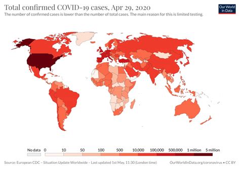 Change the statistic shown and the map's color scheme. Coronavirus (COVID-19) Cases - Statistics and Research ...