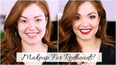 Makeup Tutorial For Redheads Makeup For Fair Skin Youtube