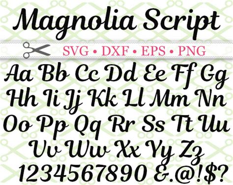 Magnolia Script Svg Font Cursive Fonts Alphabet Doodle Alphabet Word
