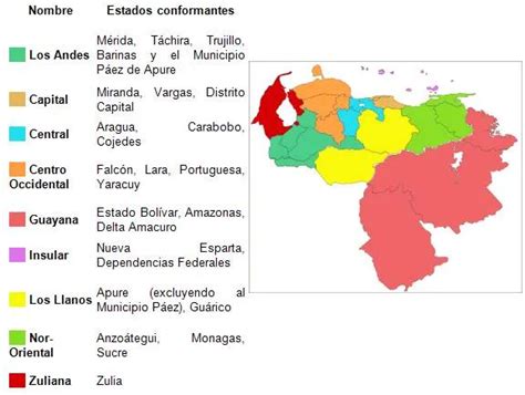 Imagenes De El Mapa De Venezuela Con Sus Estados Y Capitales Imagui