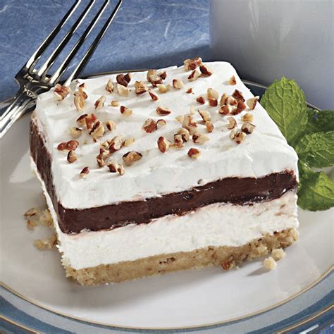With springtime here and summer just around the corner, it can be served at showers, brunch or picnics. 4-Layer Dessert | Recipe | Dessert recipes, Chocolate ...