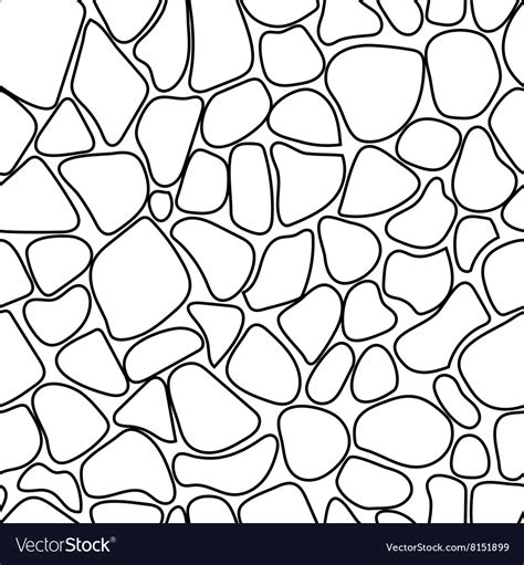 Seamless Rock Wall Abstract Pattern Royalty Free Vector