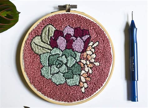 13 Punch Needle Embroidery Patterns
