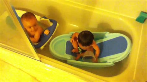 Twin Babies Taking Baths YouTube