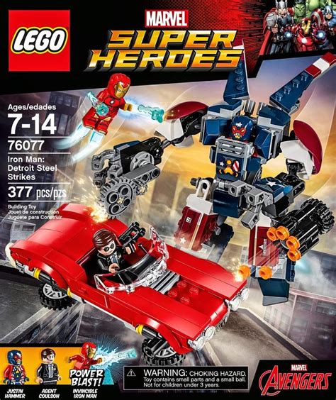 Lego Marvel Super Heroes Avengers Iron Man Detroit Steel Strikes