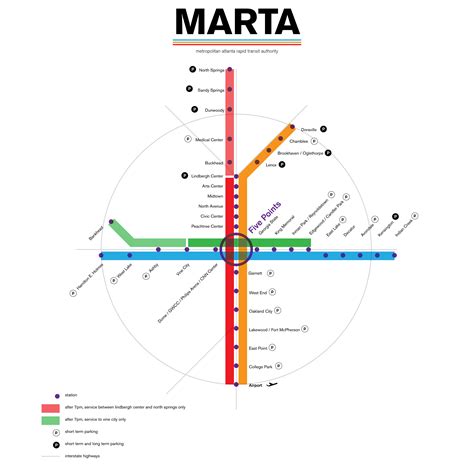 Marta Map Atlanta Ga