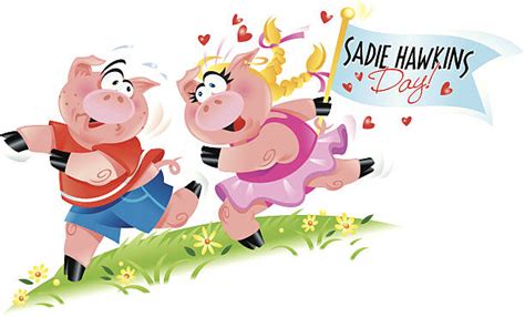Sadie Hawkins Day Clip Art Vector Images And Illustrations Istock